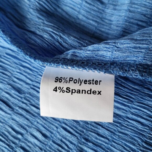 Women’s V-Neck Tiered Backless Maxi Dress – Size S – Light Blue – NWOT - Picture 8 of 11